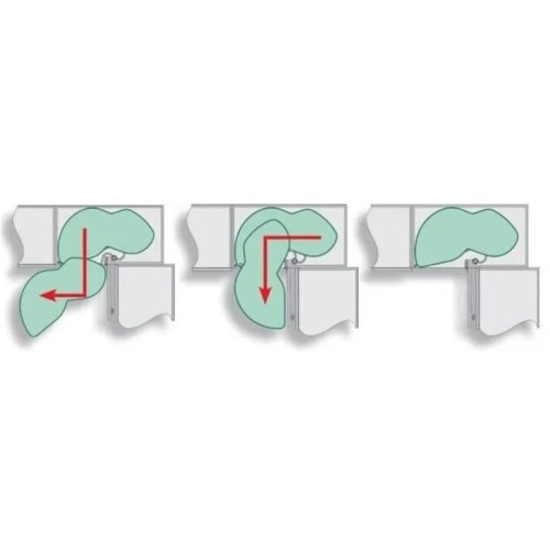 Висувний кошик з рамою GTV MovixPro 1000мм (хром) Ліва - MVM-1000PL-CROMO