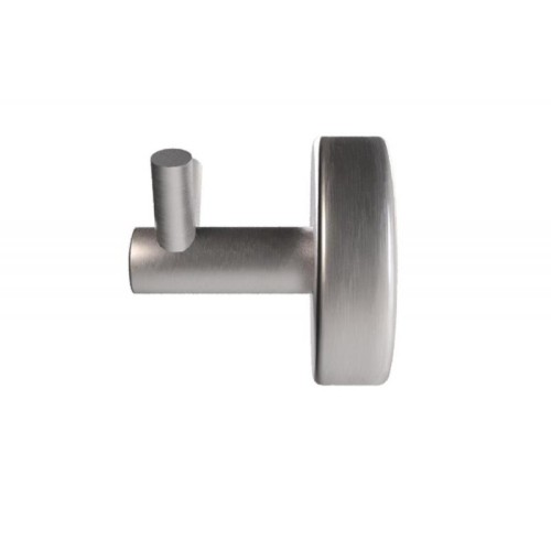 Мебельный двойной крючок HK-2 SS, инокс, нержавеющая сталь, 40 мм - 14646