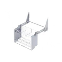 Сушка для посуду Starax висувна на механізмі, хром, L-800мм