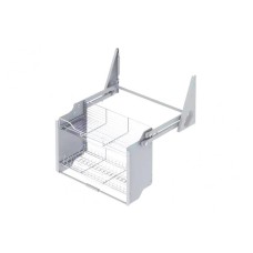 Сушка для посуду Starax висувна на механізмі, хром, L-800мм