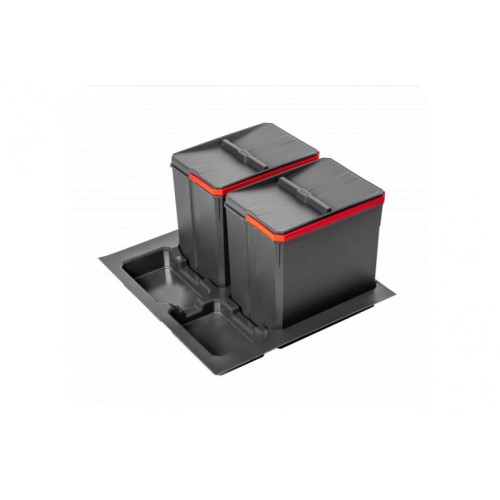 Контейнер для сміття AxiSpase РВ-AS-600-2X15L ящики 600мм, 2х15л - PB-AS-600-2X15L