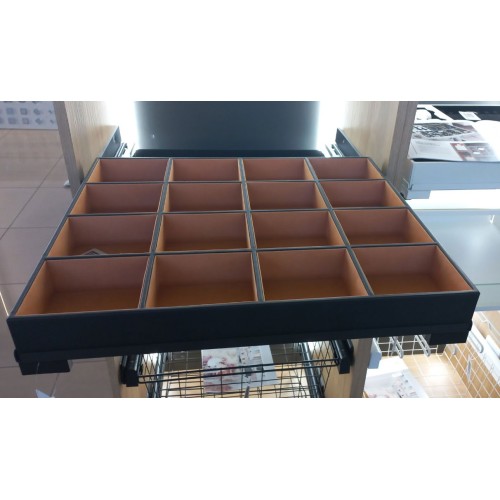 Гардеробний органайзер для ящиків MAXIMA PURO Помаранчевий/Чорний A2 (520x460x58) - TE36.9001.46.BN4