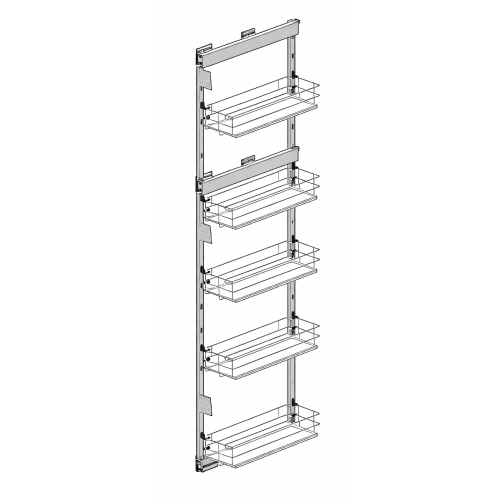 Карго REJS Maxima EVO максі 150 бічне ліве Хром/білий - WE27.5337.08.374