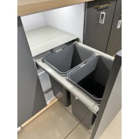 Відро для сміття SEGREGO KB = 450 H = 425 NL-480 метал сіре