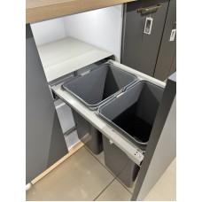 Відро для сміття SEGREGO KB = 450 H = 425 NL-480 метал сіре