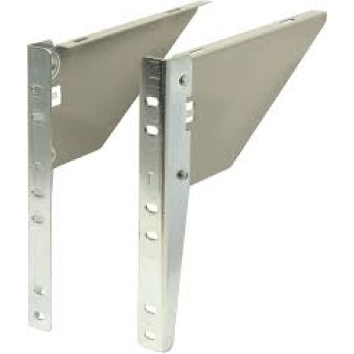 Крепления фасада к ведрам типа JC606, 607, 609 металл светло-серый - WE24.0017.01.549