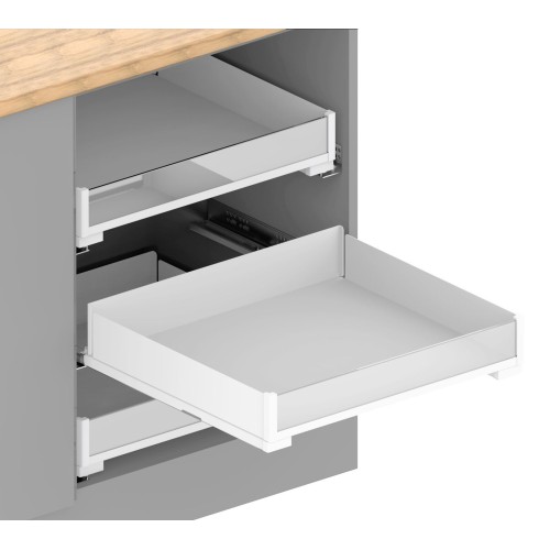 Внутрішній ящик з декором MAXIMA PURO Білий матовий KB=600 H=80 L-480 - WE35.0002.01.331