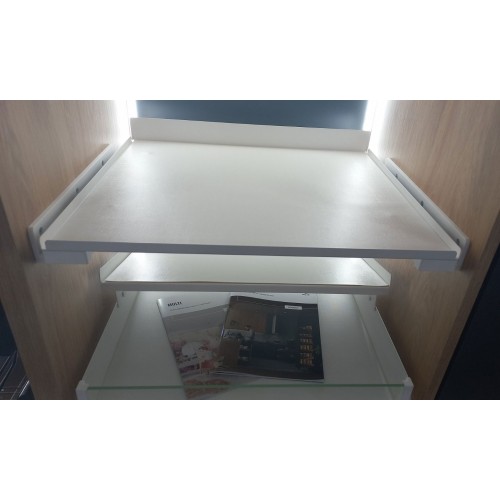 Висувна полиця для органайзера MAXIMA PURO Білий матовий KB=600 H=50 L-480 - WE35.0009.01.331