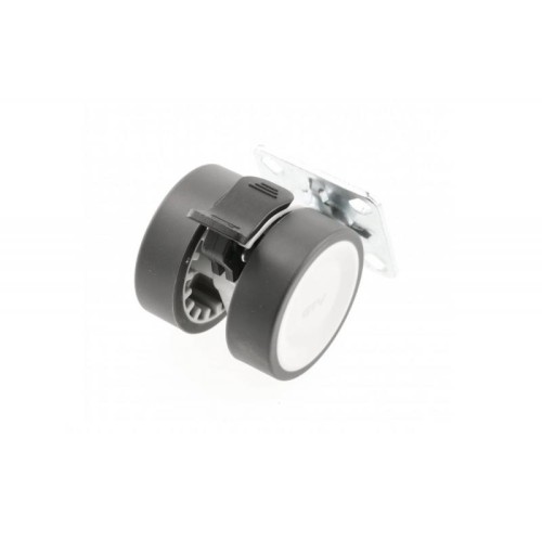 Ролик GTV CIRCO Серый с площадкой с стопором d-50, Н-62,5 мм - KM-CIRCO-50MM-ZH-19