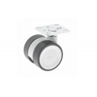 Ролик GTV CIRCO Сірий із майданчиком d-50, Н-62,5 мм