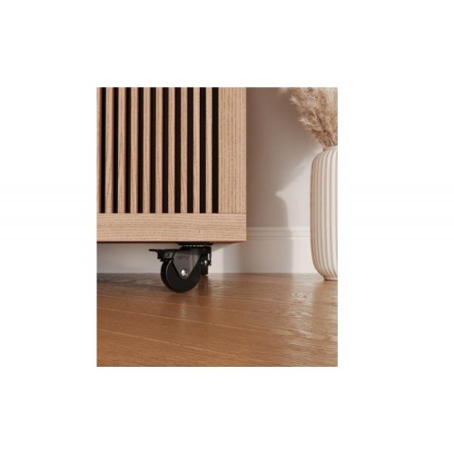 Ролик GTV CALIBRO чорний/хром із майданчиком зі стопором d-35, Н-50 мм - KM-CALIBRO-35MM-ZH-20