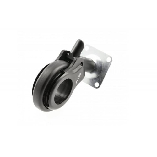 Ролик GTV STRADA Чёрный с площадкой D-60мм H-92,5мм - KM-STRADA-60MM-BH-20