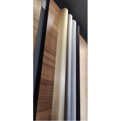 Ручка меблева торцева GTV HEXA світле золото C=1200 mm-UA-HEXA-1200-22