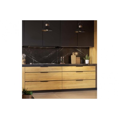 Ручка меблева торцева HEXA Алюміній C=160 mm - UA-HEXA-160-05