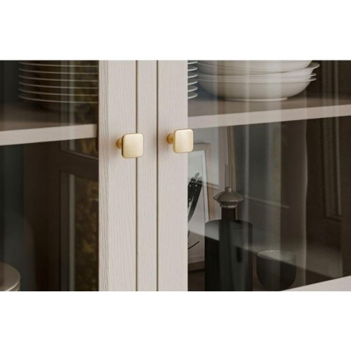 Ручка меблева кнопка PIAZZA Блискуче золото - GZ-PIAZZA-1-03