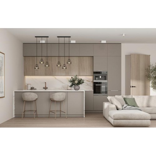 Ручка мебельная HEXA белая C-160мм L-190мм - UA-HEXA-160-10M