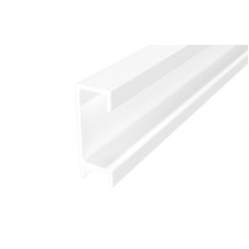 Профіль ручка накладна торцева Н3 для плити 18 мм білий L-3950 мм