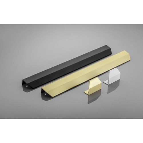 Ручка меблева GTV TREX-CROSS золото світле браш C-320мм L-350мм профільна - UA-TREX-CROSS-320-22