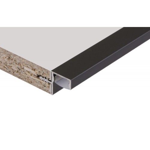 Профиль FB в верхний модуль под подсветку Led 5,95м черный - 11008