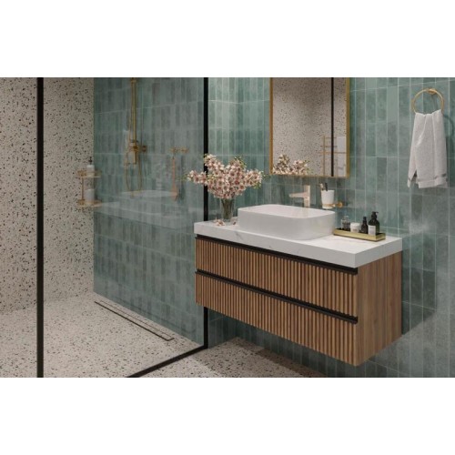 Профіль ручка врізна торцева GTV FIRM L білий L-3500 мм - 14746