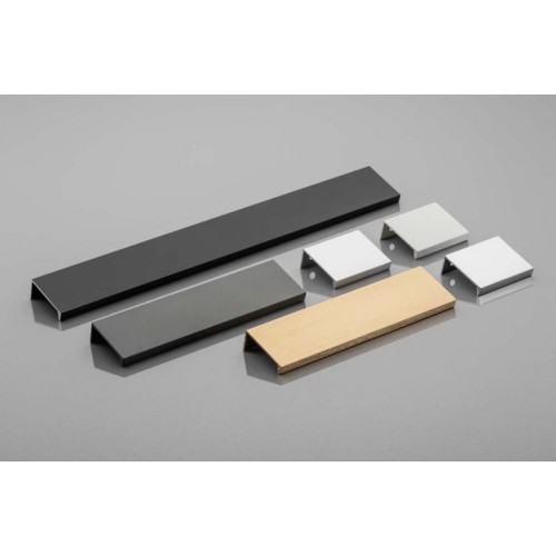 Ручка мебельная торцевая HEXI хром L=256мм - UA-HEXI-256-01