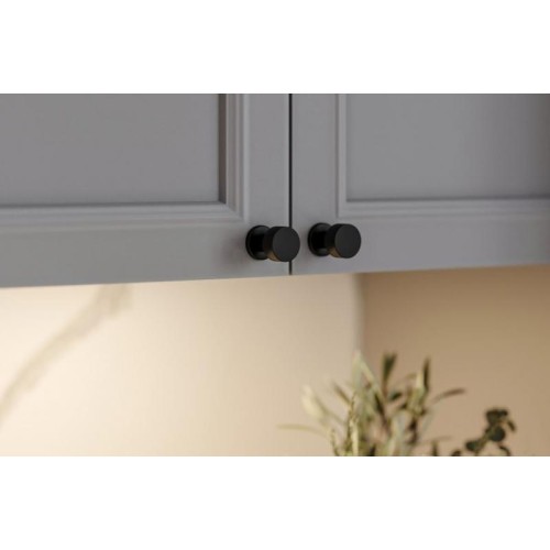 Ручка меблева RING чорний матовий кнопка - GZ-RING-1-20M