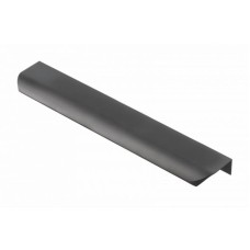 Ручка мебельная торцевая HEXA Черный мат. C=256 mm