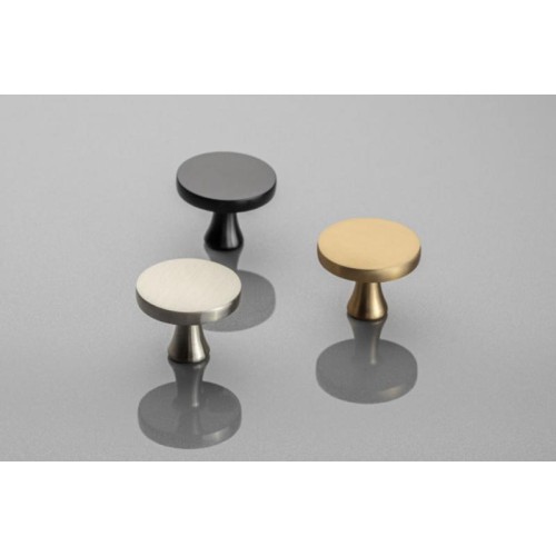 Ручка мебельная DUNE инокс кнопка - GZ-DUNE-1-06