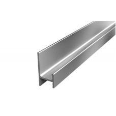 Профіль ручка торцева накладна Н2 для плити 18 мм алюміній L-3950 мм
