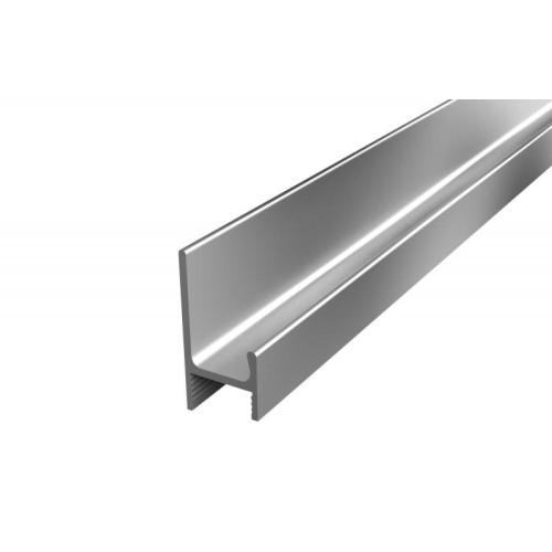 Профіль ручка торцева накладна Н2 для плити 18 мм алюміній L-3950 мм - 13983
