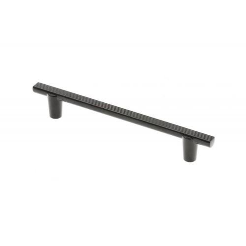 Ручка меблева RAY чорний мат. C-128мм L-168мм - UZ-RAY-128-20M