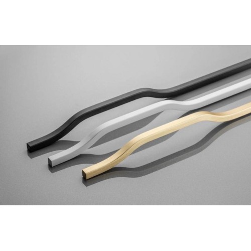 Ручка меблева GRAVEL LONG білий мат C-224/448/480мм, L-1200мм - UA-GRAVEL-1200-10M