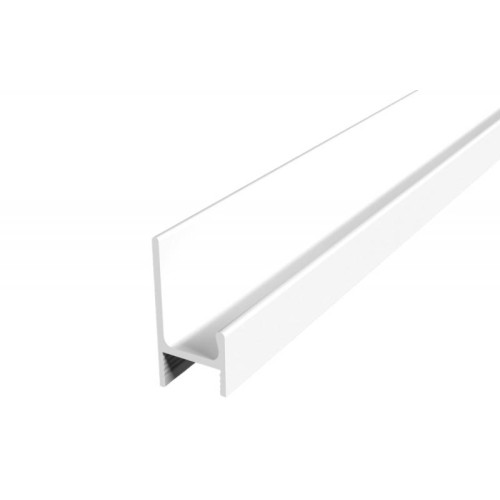 Профіль ручка накладна торцева Н2 для плити 18 мм білий L-3950 мм - 13984