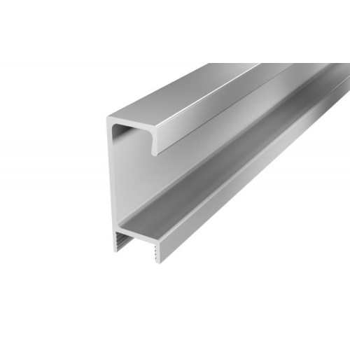 Профіль ручка торцева накладна Н3 для плити 18 мм алюміній L-3950 мм - 13986