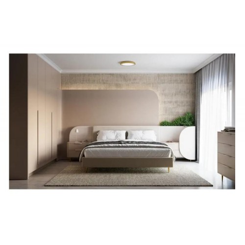 Ручка меблева GTV HEXA кашемір C-96 мм, L-150 мм модерн - 16153