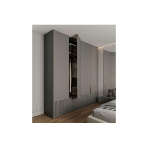 Ручка GTV HEXA Long 596 мм, золото светлый браш - 16391