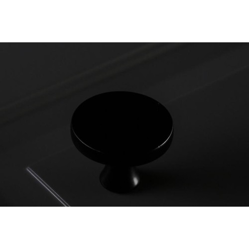Ручка меблева DUNE чорний матовий кнопка - GZ-DUNE-1-20M