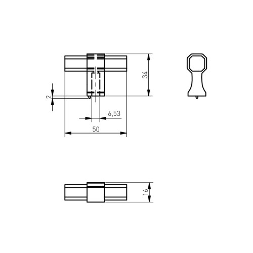 Ручка меблева IMPERIAL золото браш C-160мм L-194мм - UZ-IMPERIAL-160-18