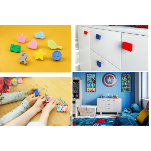 Ручка GTV дитяча гумова рожева Зірка - UM-STAR-RZ