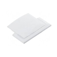 Заглушка GTV для алюмінієвого врізного LED профілю білий