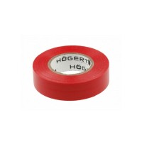 Стрічка ізоляційна 0,13x19мм 20м червона