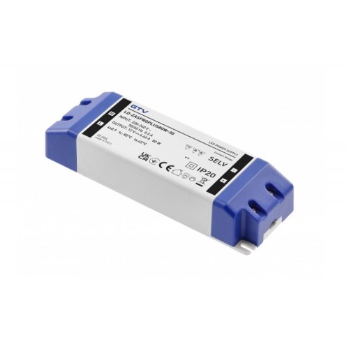 Блок живлення GTV LED PRO+ 80W 12V IP20-16066