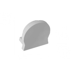 Заглушка GTV для алюмінієвого LED профілю MINI кругла алюміній