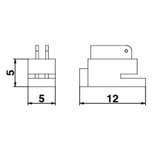 Конектор REJS З'єднувач до стрічки, що світиться LUMINO 8/10мм/COB, (стрічка-кабель) - 15458