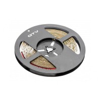 Світлодіодна стрічка GTV 3528, холодний білий 6500K, 550lm/m