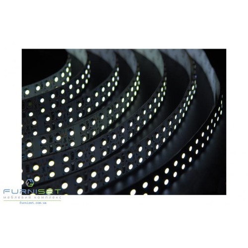 Світлодіодна стрічка 3528 240led/m на 2 смуги холодний білий (6000-6500К) - 9555