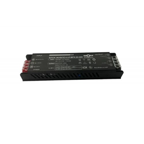 Блок живлення BIOM Profi BLACK 400W 24V IP20-15425