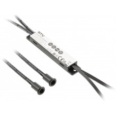 GTV MIKRO IR 12V/24V (36W/72W) Вимикач дверей, 2 сенсори, кабелі 2m та 1,2m, чорний