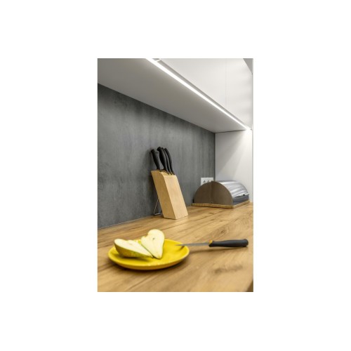 Профіль LED - Профіль GTV LED накладний мікро L-3000 мм алюміній - PA-GLAXMICNK3M-AL