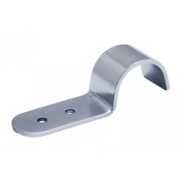 Крепление R-21 горизонтальное для панелей, хром, ZnAl, диаметр трубы 25 мм, длина 73 мм, высота 25 мм, толщина панели до 20 мм